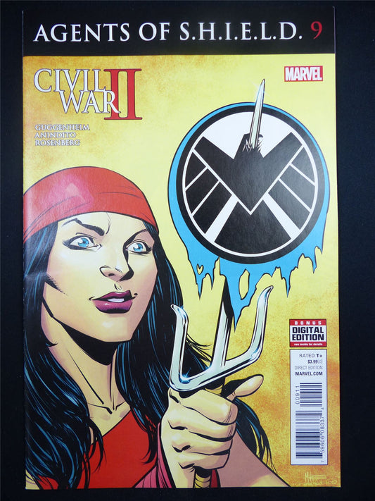 Agents of S.H.I.E.L.D. #9 - Civil War 2 - Marvel Comic #IJ