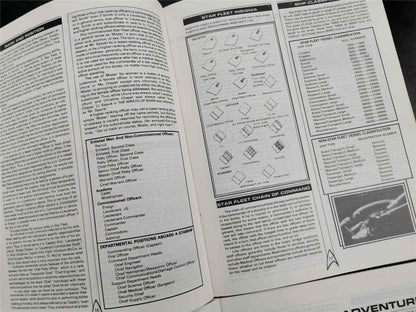 Star Trek: Star Fleet Officer's Manual/Orientation Sourcebook &Operational Manual Booklets - Roleplaying Game #1NH