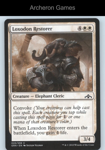 Loxodon Restorer 20 C MTG Card Guilds of Ravnica