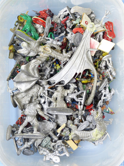 Classic Metal Pre-Slotta Miniatures: Dragons Warriors Monsters Space Marines etc #2HE