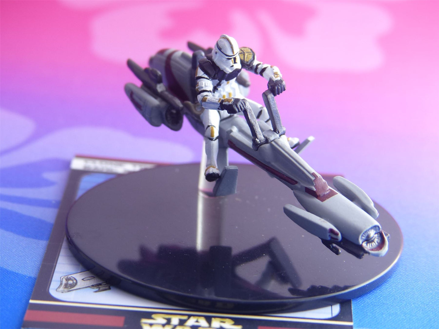 Clone Trooper on Barc Speeder 2/60 - Star Wars Miniatures Game