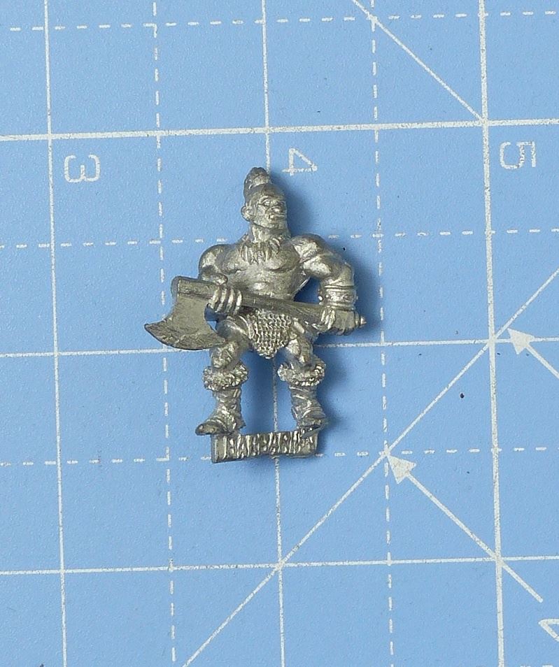 Classic Metal Barbarian - Warhammer Old World #2LL