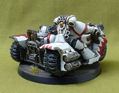 Attack Bike - Space Marines White Scars - Warhammer 40K #2G9