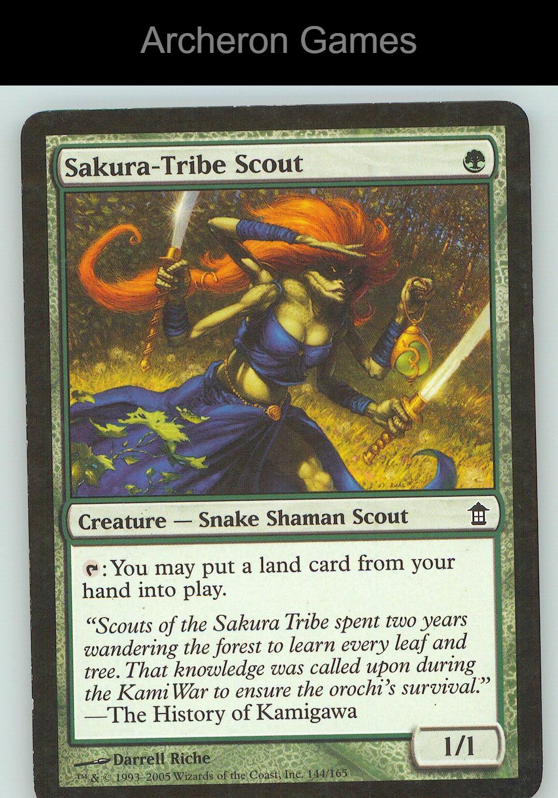 Sakura-Tribe Scout SOK 144 C MTG Card NM/EX+