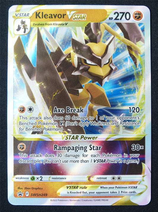 Kleavor Vstar SWSH249 Promo Textured Holo - Pokemon Card #1HM