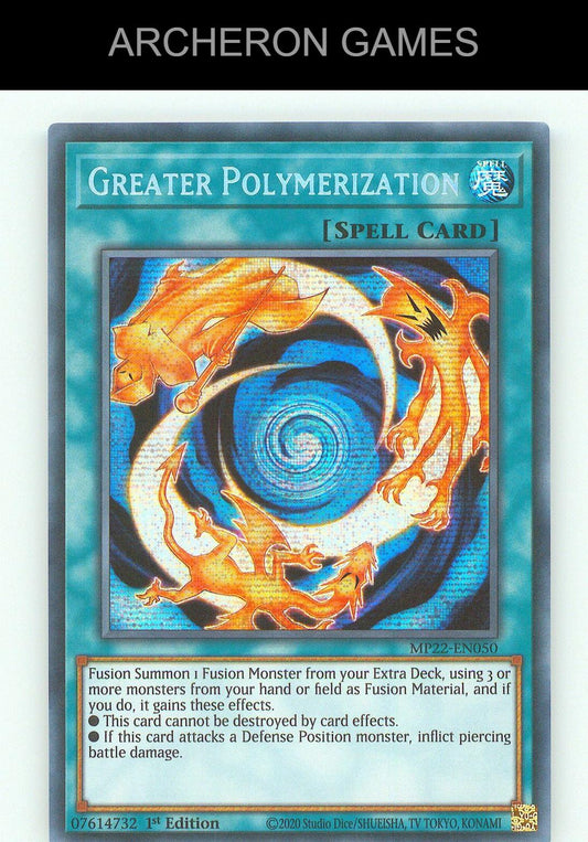 Greater Polymerization SEC YUGIOH Card