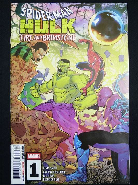 SPIDER-MAN Hulk: Fire and Brimstone #1 Cvr A - Oct 2026 Marvel Comic #3G0