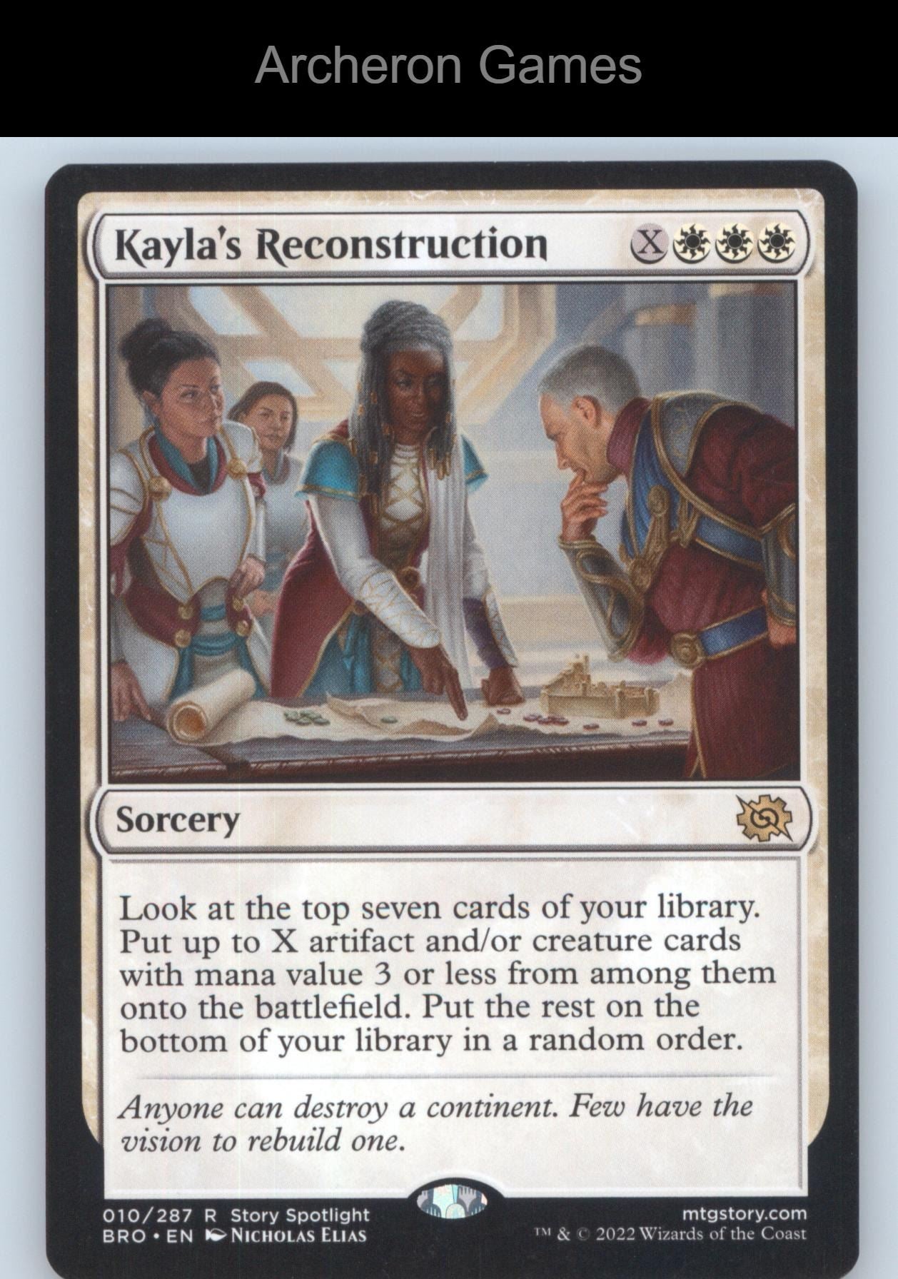 Kayla's Reconstruction 10 R MTG Card The Brothers' War