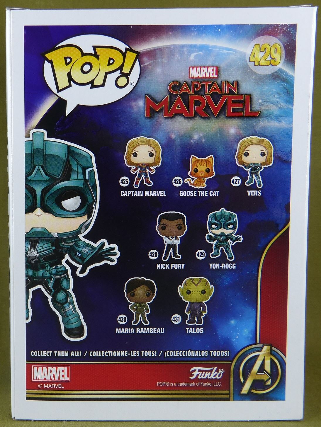 Yon Rogg - Captain Marvel 429 - Funko POP #2WI