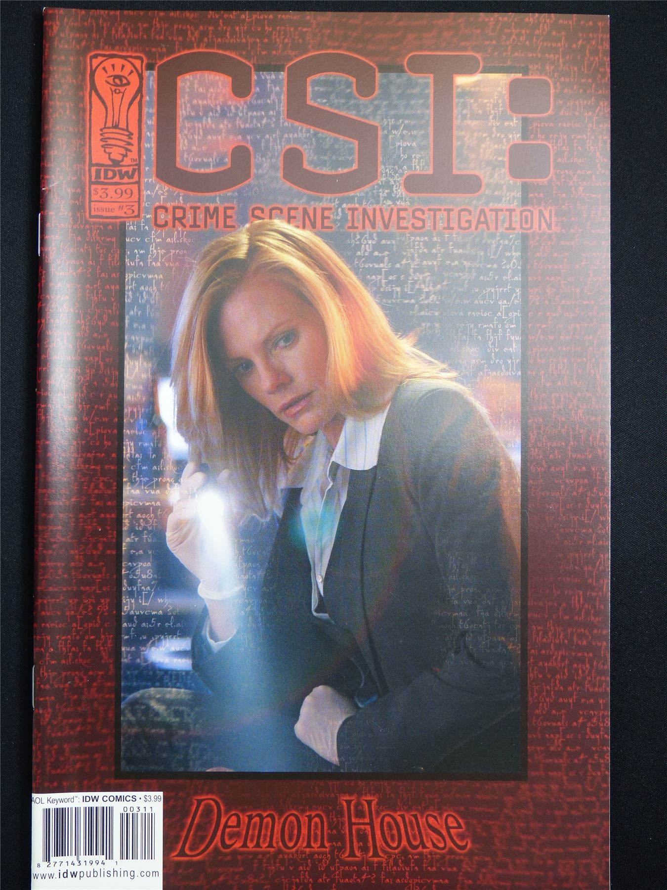 CSI: Crime Scene Investigation: Demon House #3 - IDW Comic #2S2