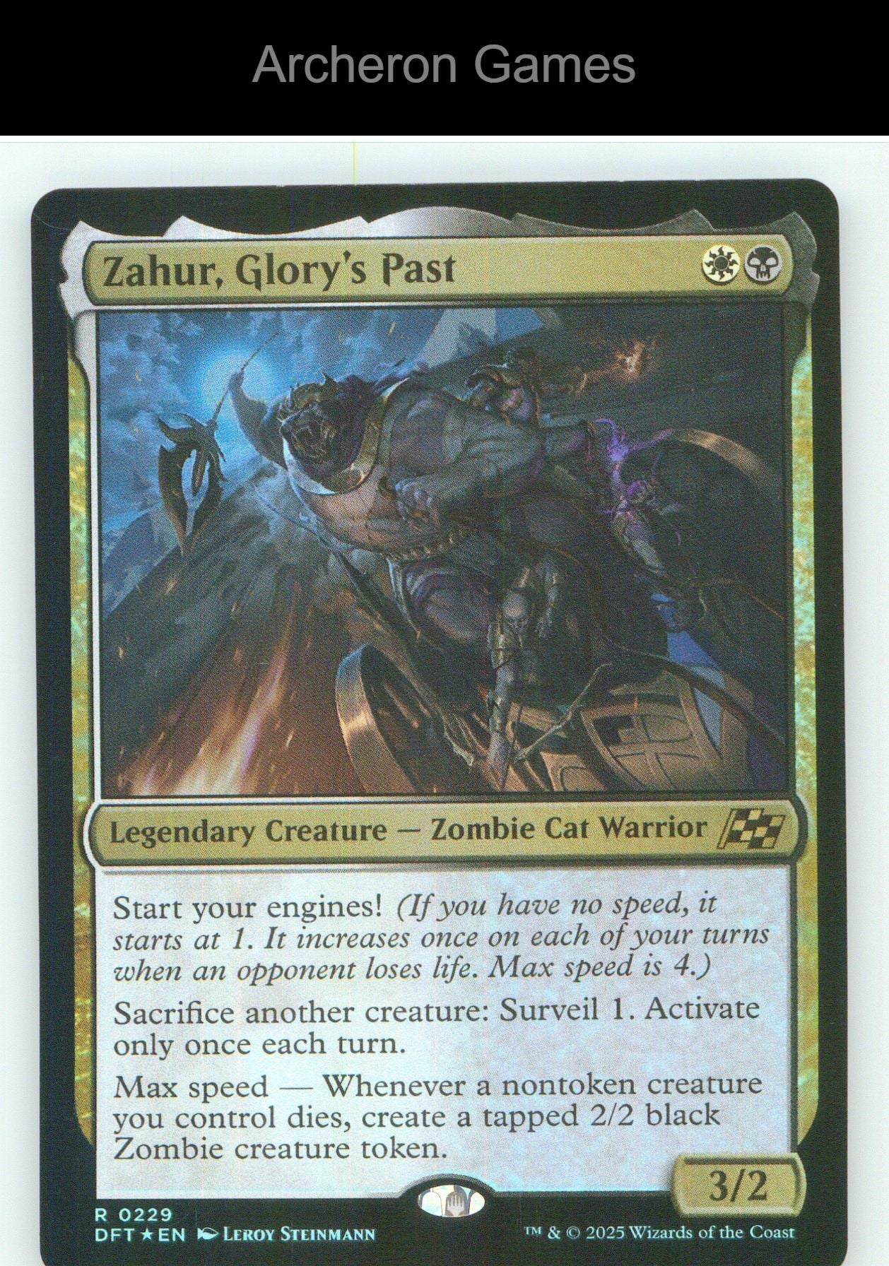 Zahur, Glory's Past DFT 229 R MTG Card NM/EX+ Foil