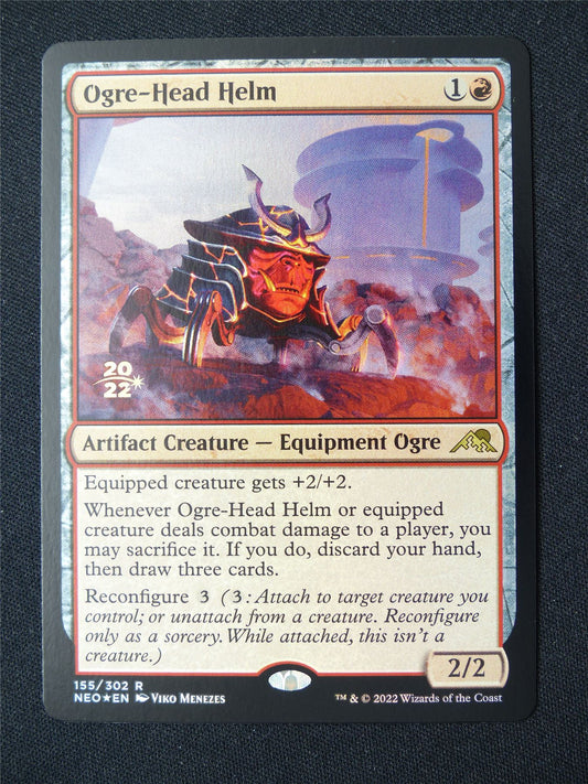 Ogre-Head Helm Pre-Release Promo Foil - NEO - Mtg Card #94F