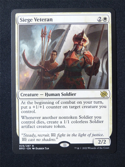 Siege Veteran - BRO - Mtg Card #5FI