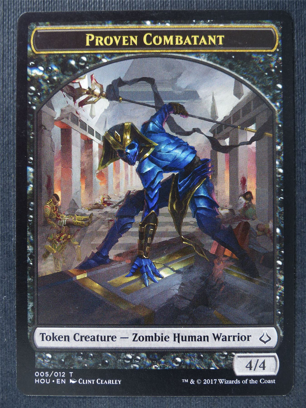 Proven Combatant Token - Mtg Card #1SW