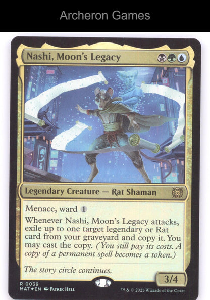 Nashi, Moon's Legacy 39 R MTG Card March of the Machine: The Aftermath