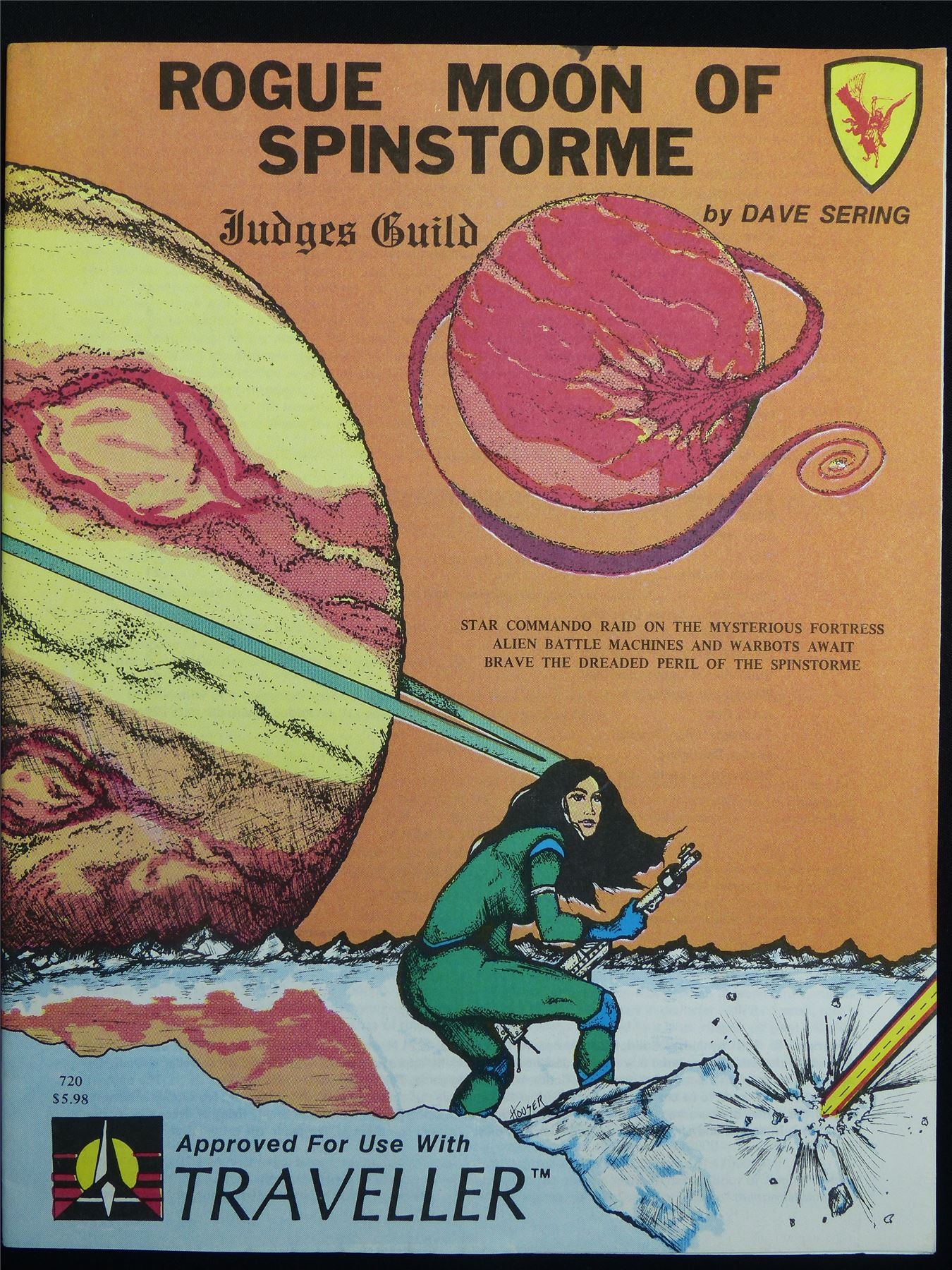 Rogue Moon of Spinstorme: Judges Guild Traveller Companion - Booklet #MZ