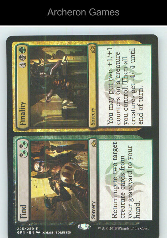 Find // Finality GRN 225 R MTG Card NM/EX+