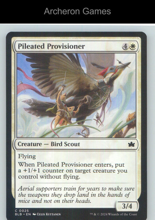 Pileated Provisioner BLB 25 C MTG Card NM/EX+