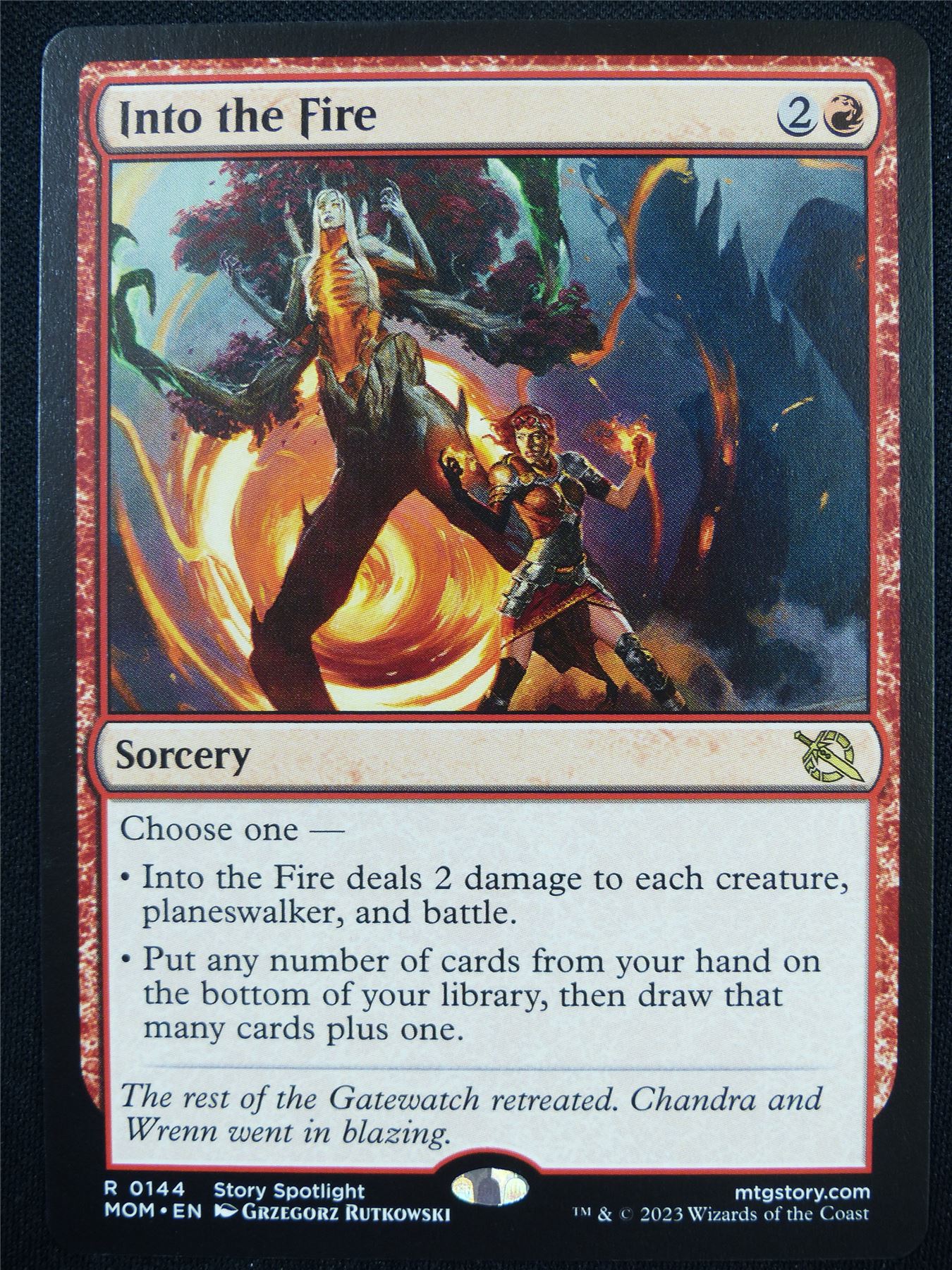 Into the Fire - MOM - Mtg Card #2YU