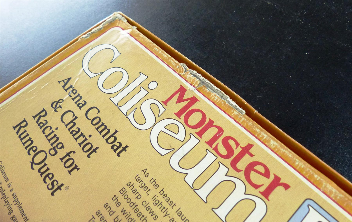 Monster Coliseum Arena Comabt & Chariot Racing Roleplaying Game OOP #1XY