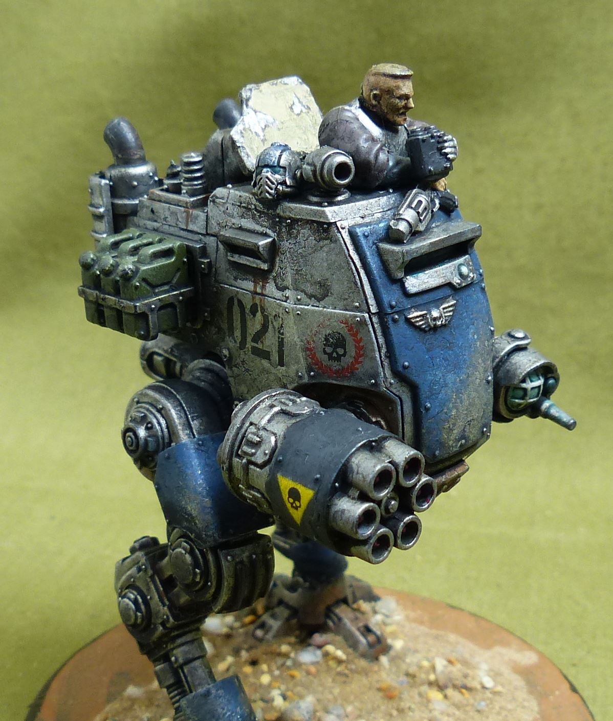 Armoured Sentinel painted - Space Marines - Warhammer 40K #5BN