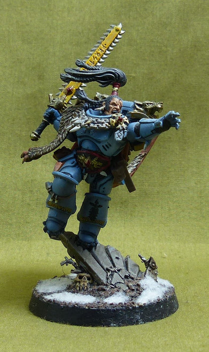 Ragnar Blackmane painted - Space Wolves - Warhammer 40K #3K3
