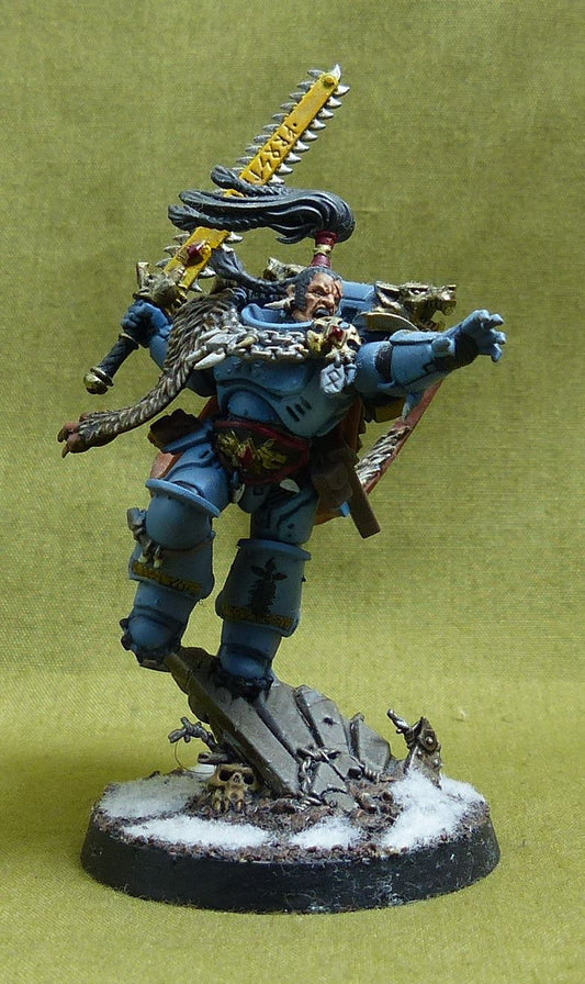 Ragnar Blackmane painted - Space Wolves - Warhammer 40K #3K3