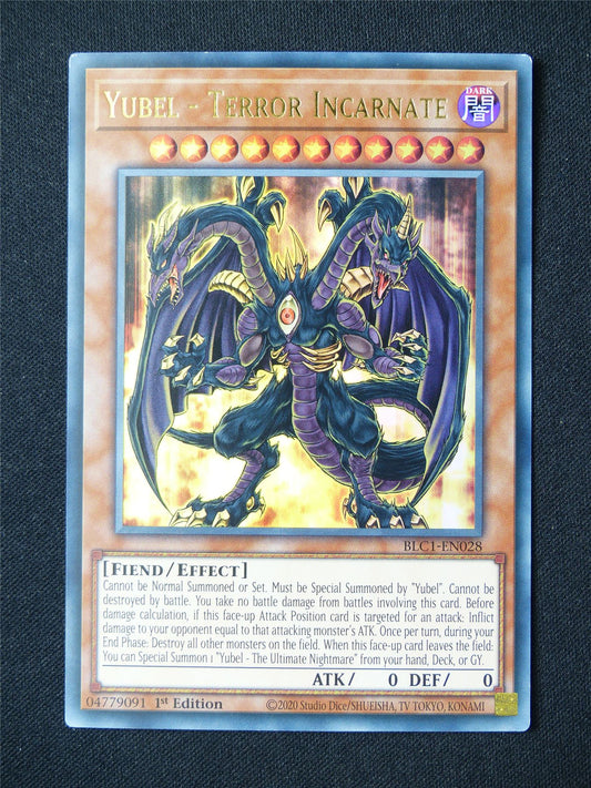 Yubel - Terror Incarnate BLCI Ultra Rare - 1st ed Yugioh Card #2TR