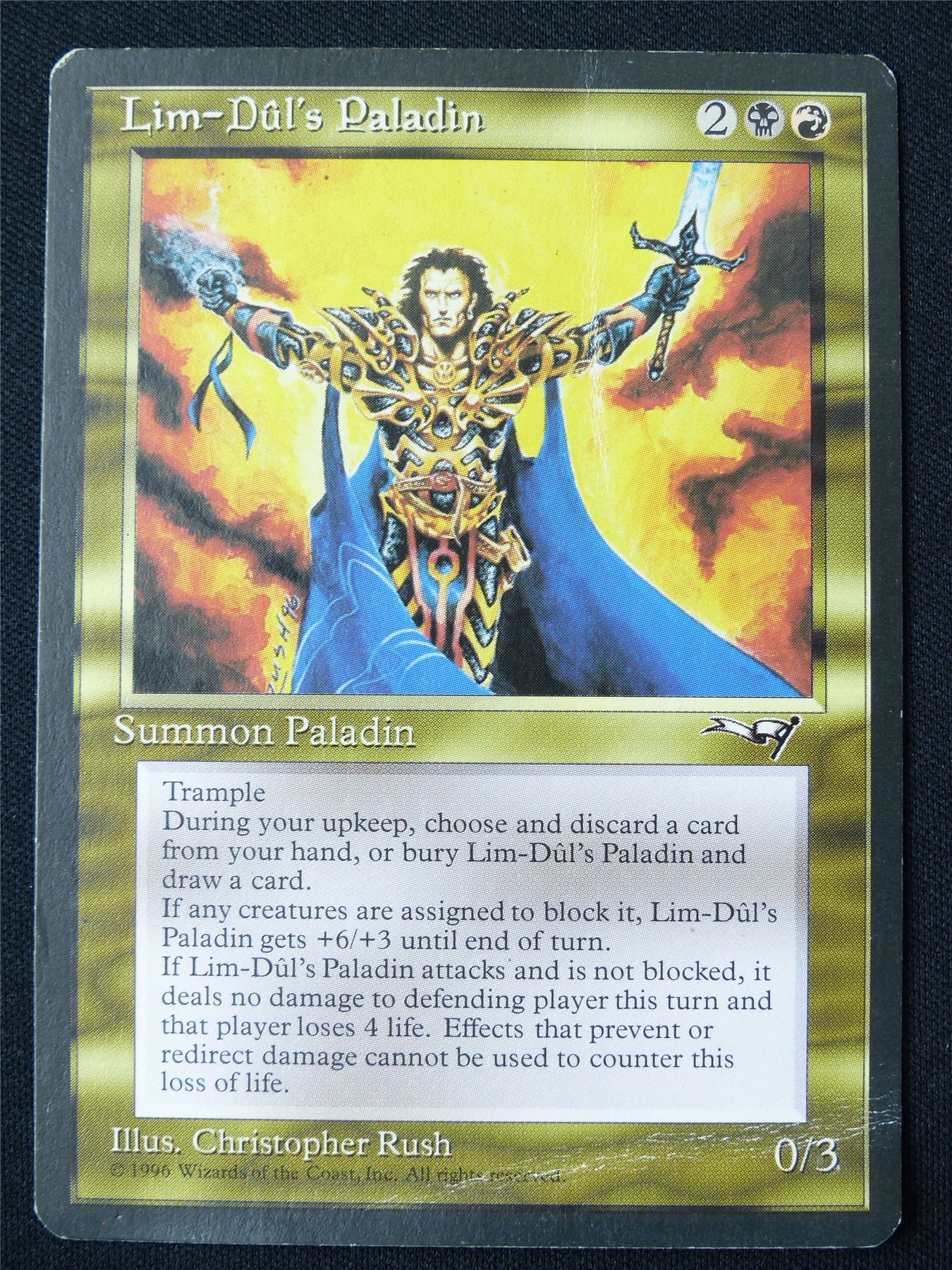 Lim-Dul's Paladin Legends played - LEG - Mtg Card #43P