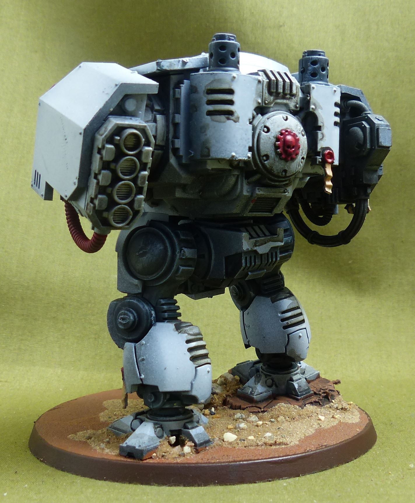 Primaris Redemptor Dreadnought painted - White Scars - Warhammer 40K #4PF