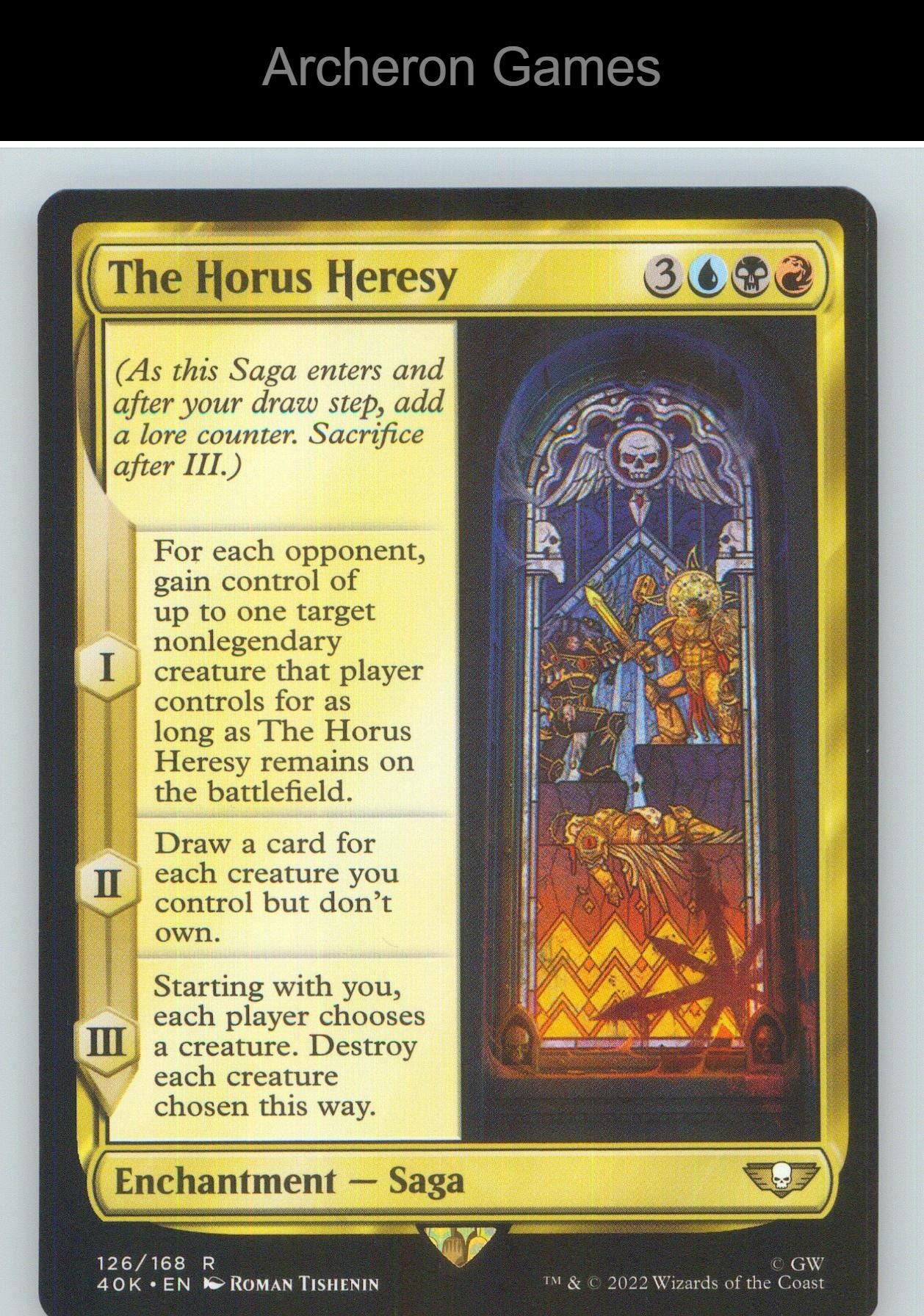 The Horus Heresy 126 R MTG Card NM/EX+