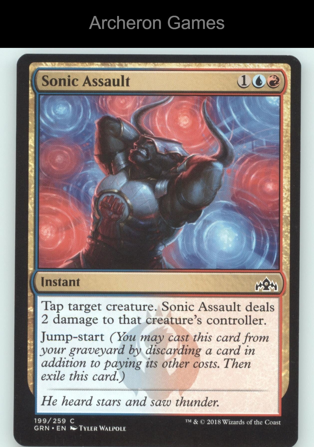 Sonic Assault 199 C MTG Card Guilds of Ravnica