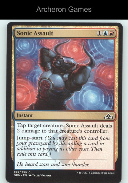 Sonic Assault 199 C MTG Card Guilds of Ravnica