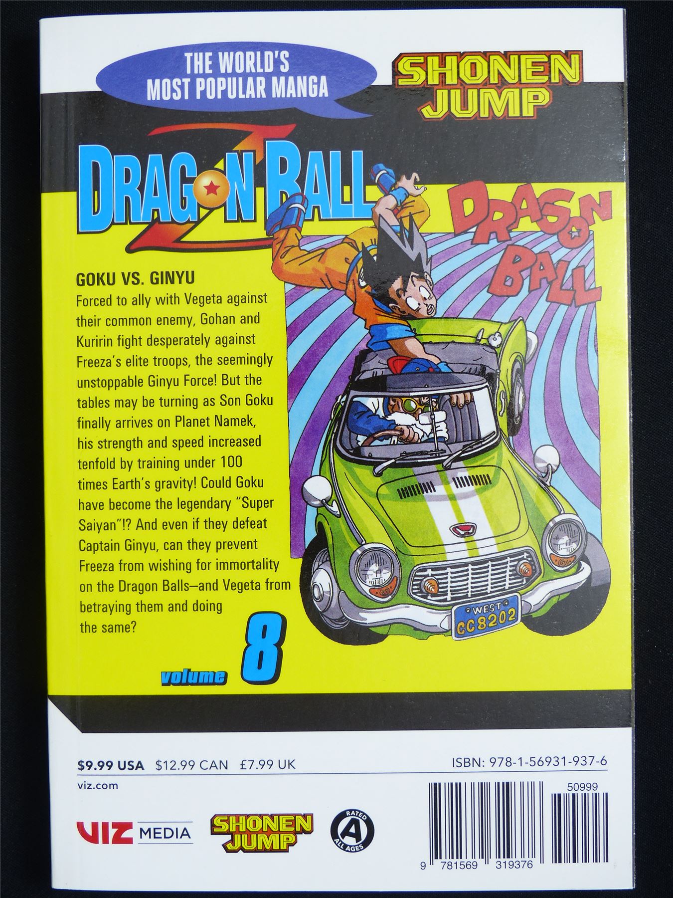 Dragon Ball Z volume 8 - Viz Manga #465