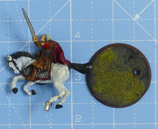 Classic Metal Theoden King of Rohan on Horse OOP - Lord of the Rings Warhammer #343