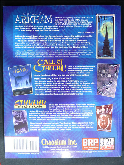 Call of Cthulhu: Arkham Unveiling the Legend-Haunted City -  Roleplaying Softback #2MC