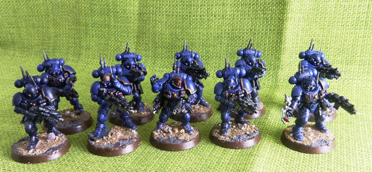 Infiltrator Squad - Painted - Space Marines - Warhammer AoS 40k #HN