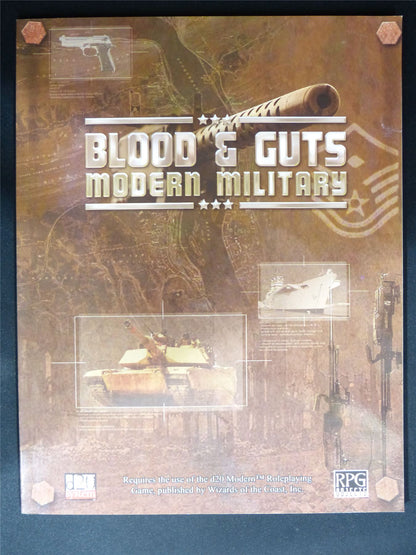 Blood & Guts Modern Military - Miniatures Rulebook Softback #2MN