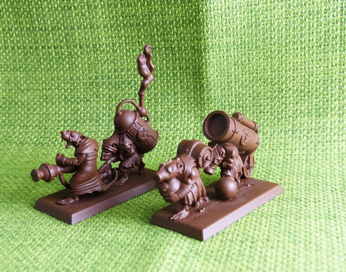 Skaven - Poisoned Wind Mortar and Warpfire Thrower - Warhammer AoS 40k #E2