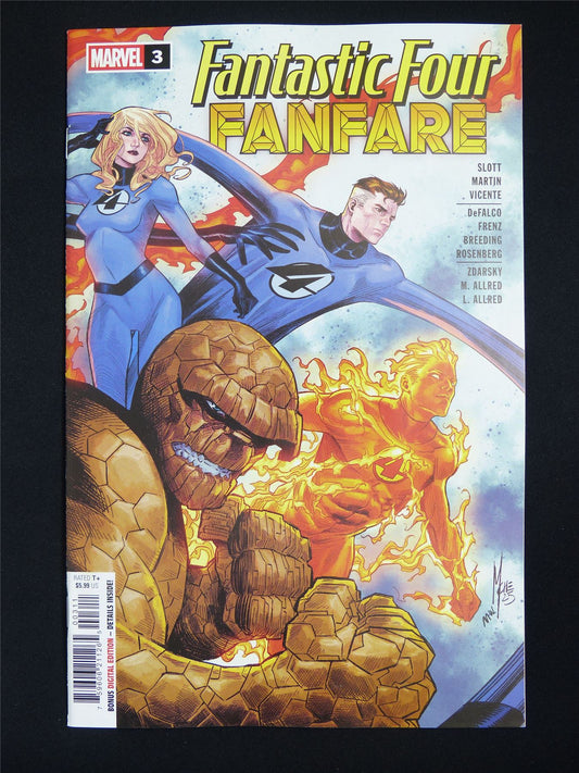 FANTASTIC Four Fanfare #3 - Sep 2025 Marvel Comic #29X