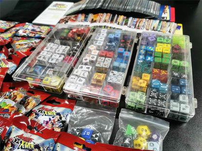 Marvel Dicemaster Collection with 34 boosters & Dice trays #D9
