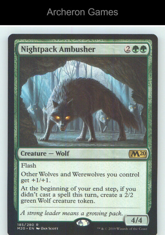 Nightpack Ambusher M20 185 R MTG Card NM/EX+