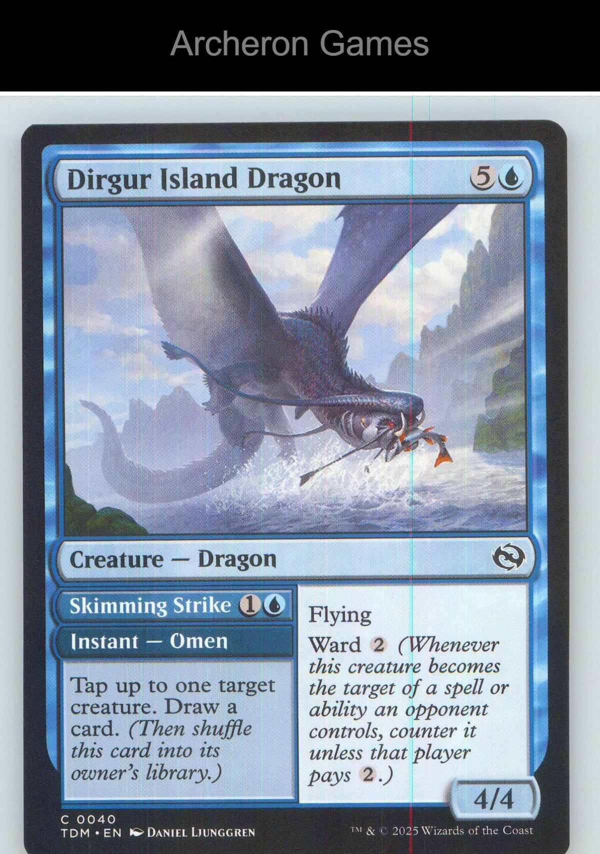 Dirgur Island Dragon TDM 40 C MTG Card NM/EX+