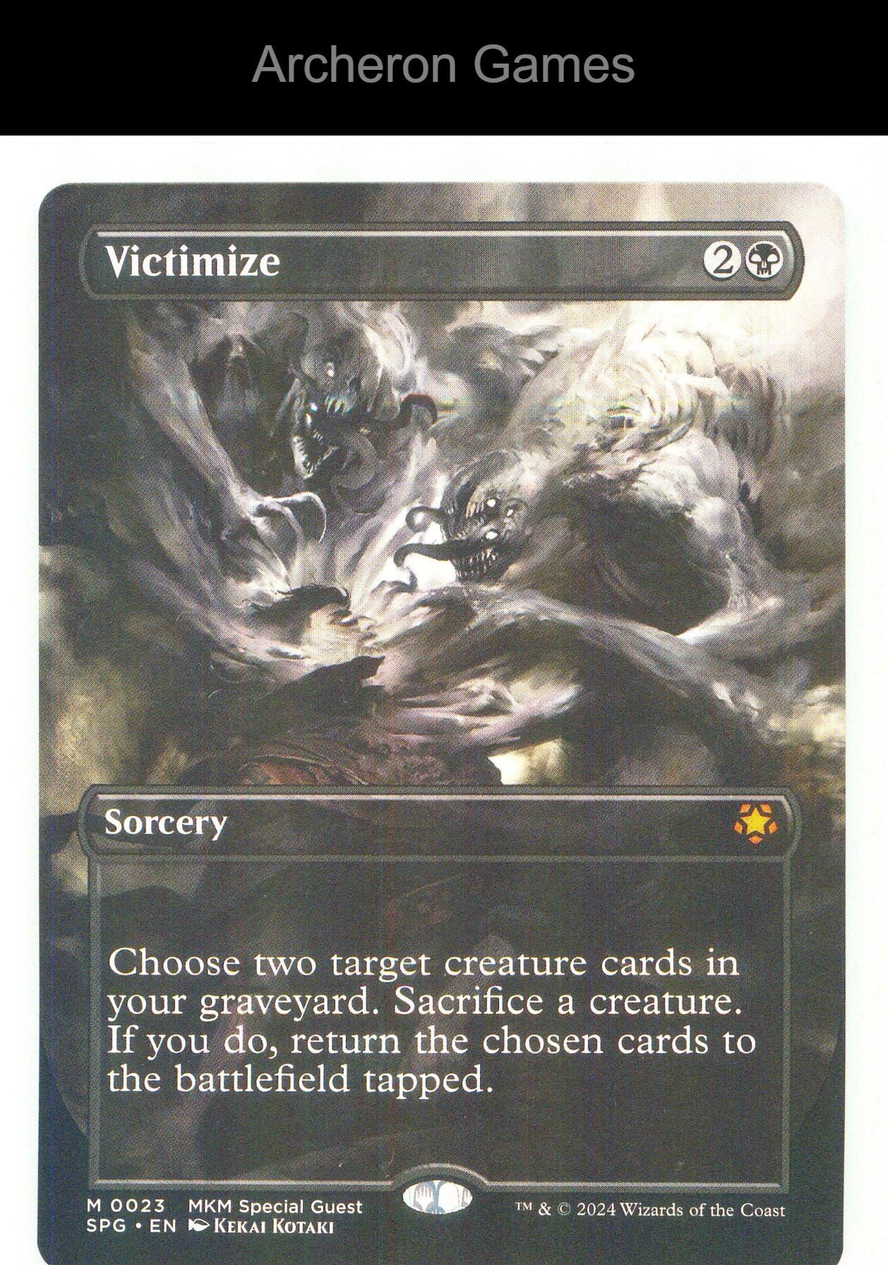 Victimize (Borderless) SPG 23 Mythic MTG Card NM/EX+