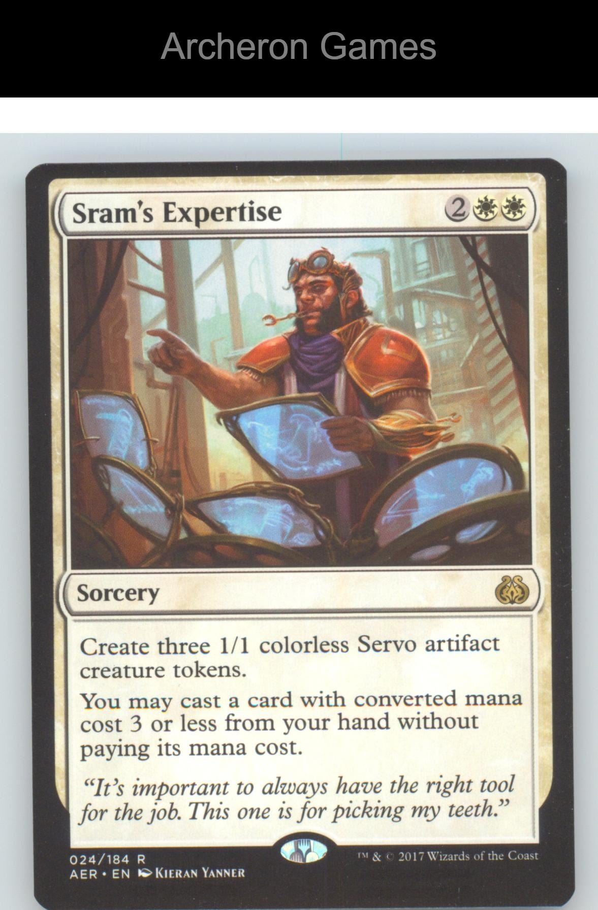 Sram's Expertise AER 24 R MTG Card Aether Revolt