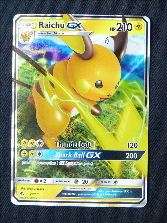 Raichu GX 20/68 Holo - Pokemon Card #63L