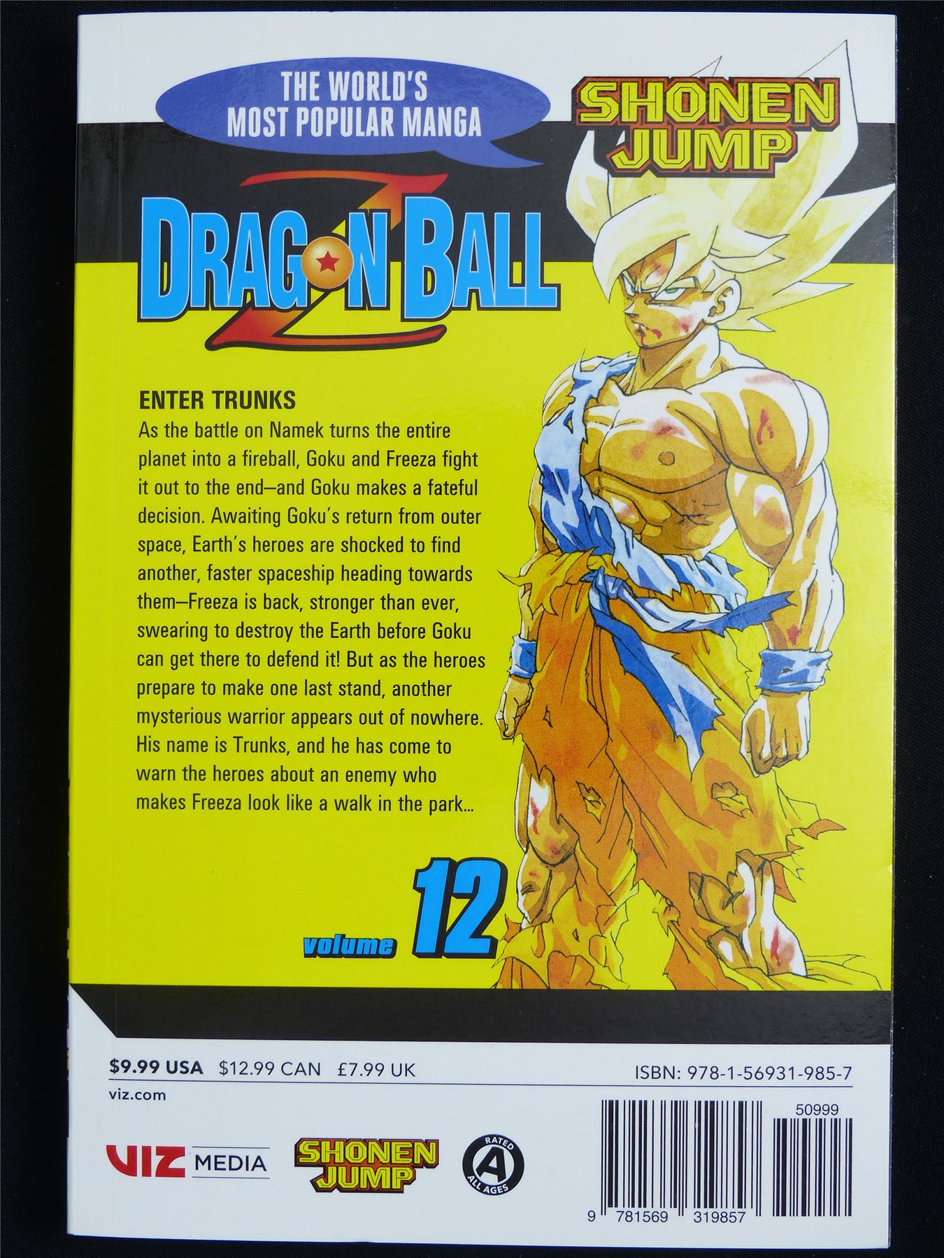 Dragon Ball Z volume 12 - Viz Manga #469