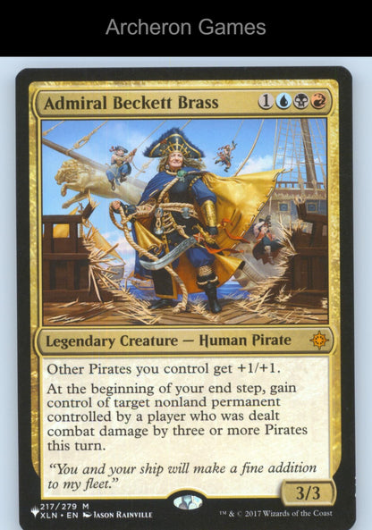 Admiral Beckett Brass 217 Mythic MTG Card Ixalan