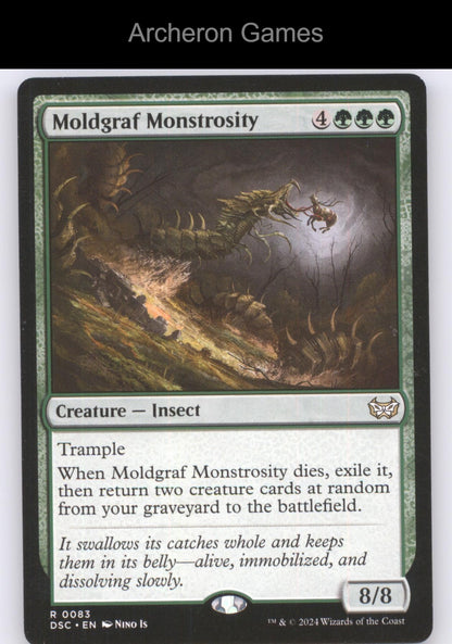 Moldgraf Monstrosity 83 R MTG Card Commander: Duskmourn: House of Horror