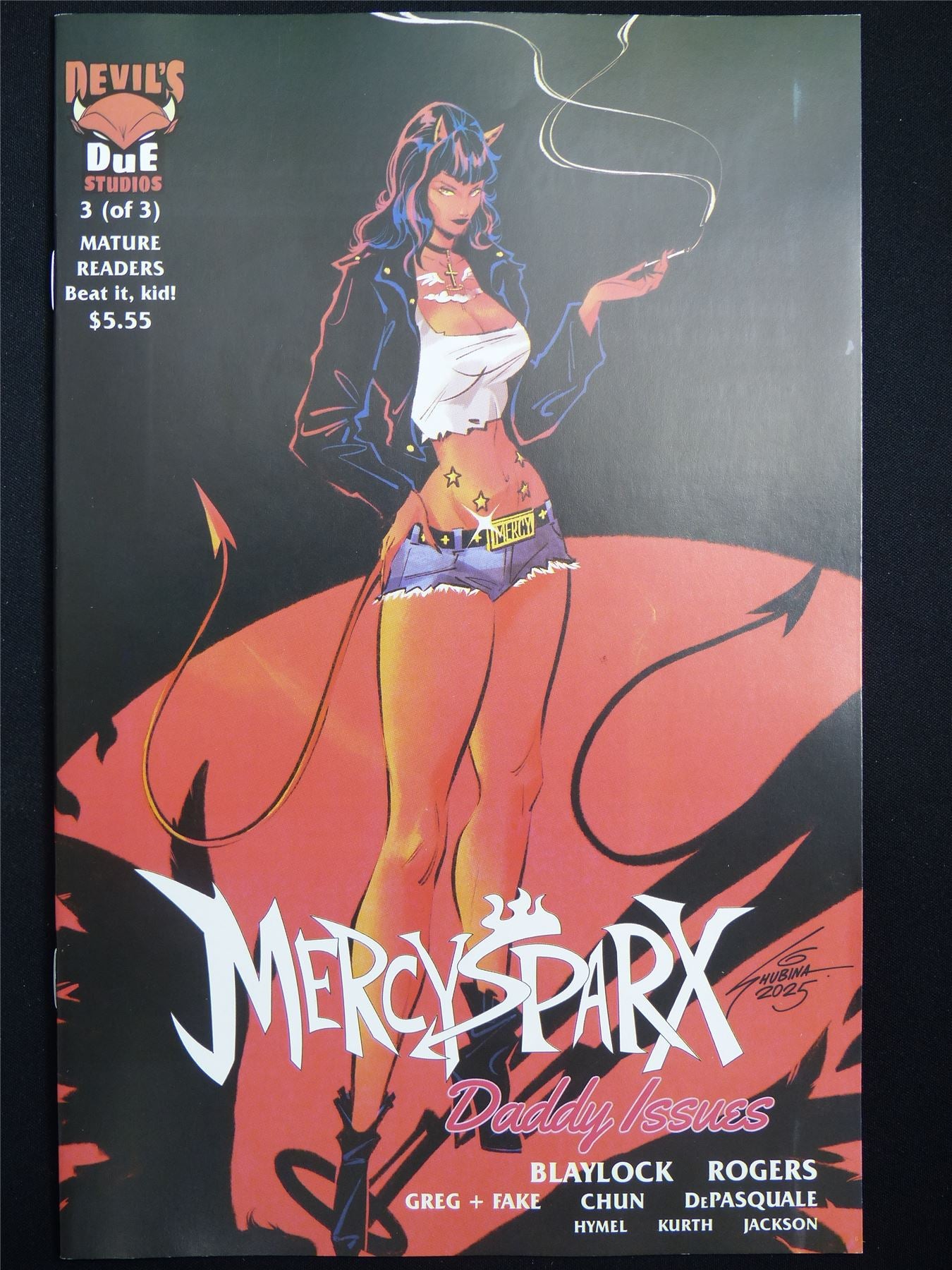 MERCY Sparx: Daddy Issues #3 - B&B Feb 2026 Devil's Due Comic #2Y9